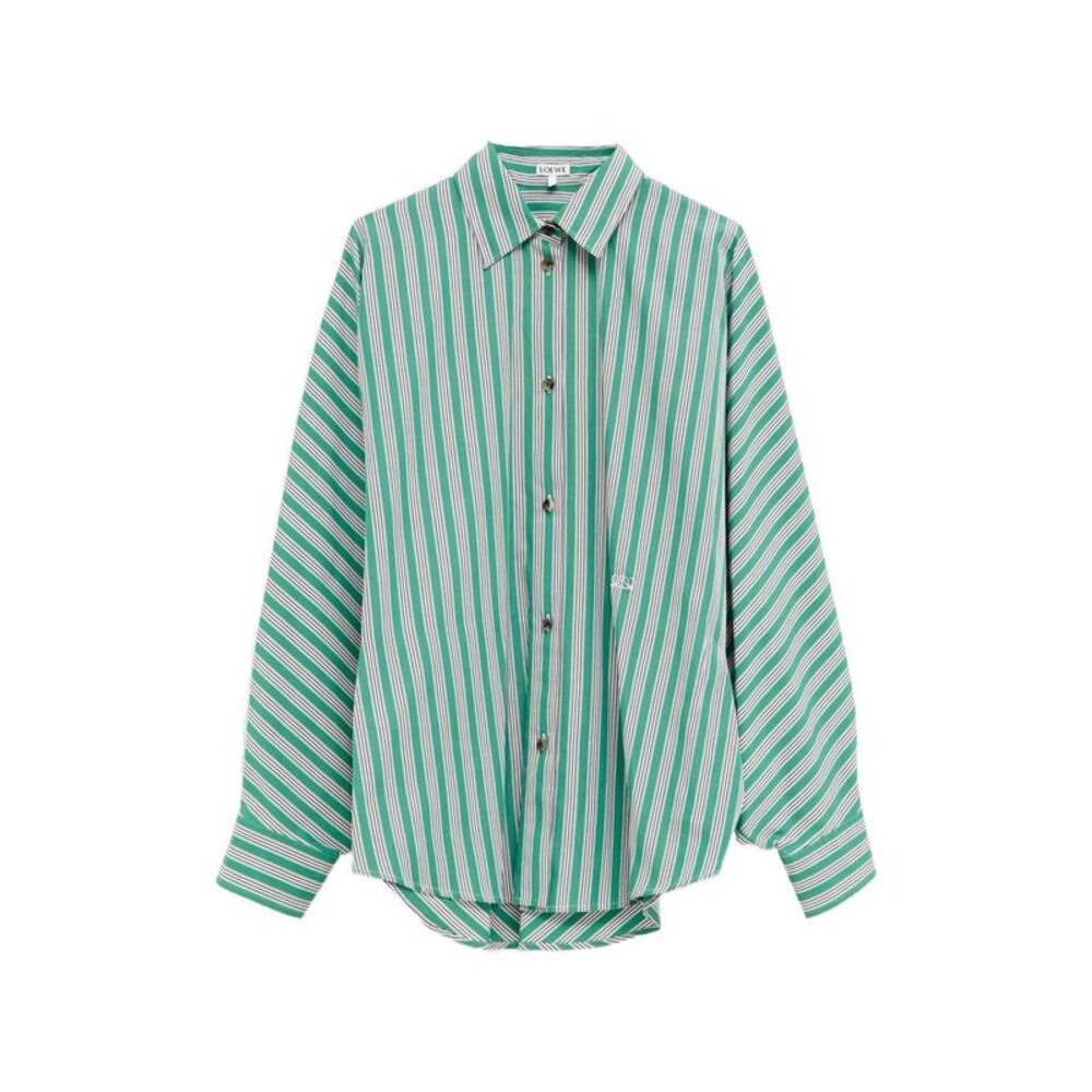 Loewe Women Striped Cotton Shirt